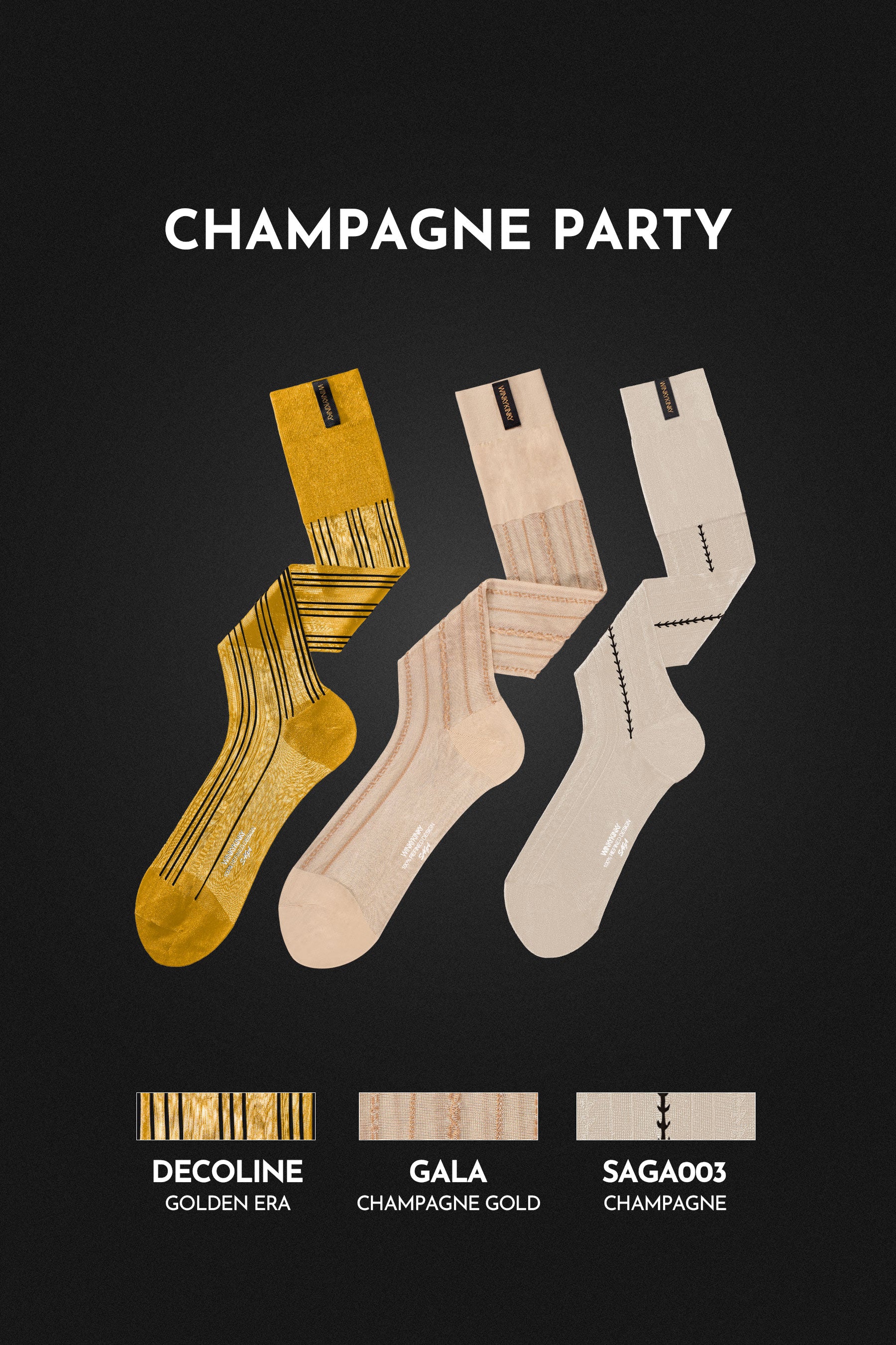 WK POP-UP SHEER SOCKS SET