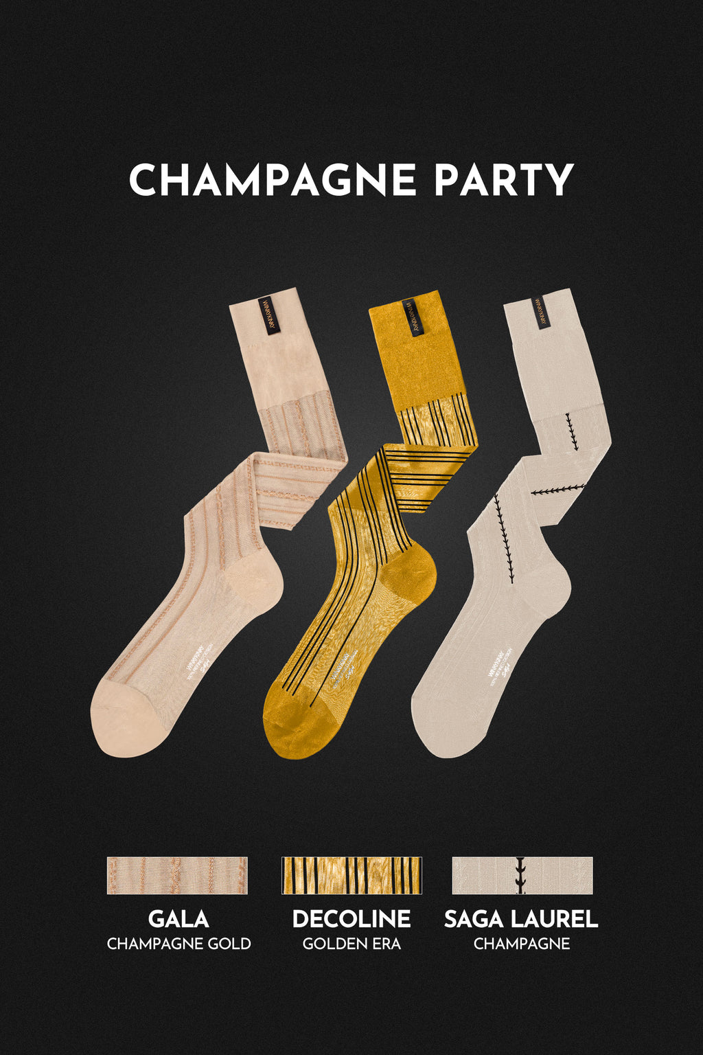 WK POP-UP SHEER SOCKS SET